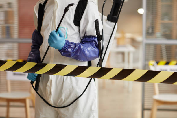 Professional Biohazard Cleanup technician working in Saugatuck, MI